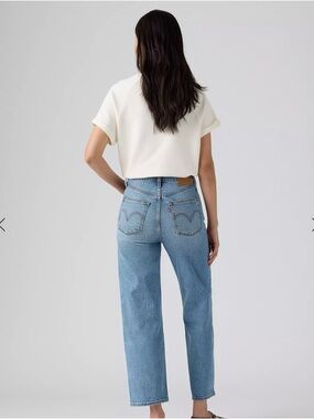 Levi's Light Blue High-Rise Button-Fly Jeans